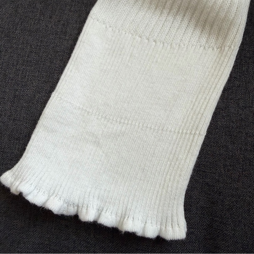 Vince Ribbed Cotton Cardigan Sweater V-Neck - Picture 11 of 11